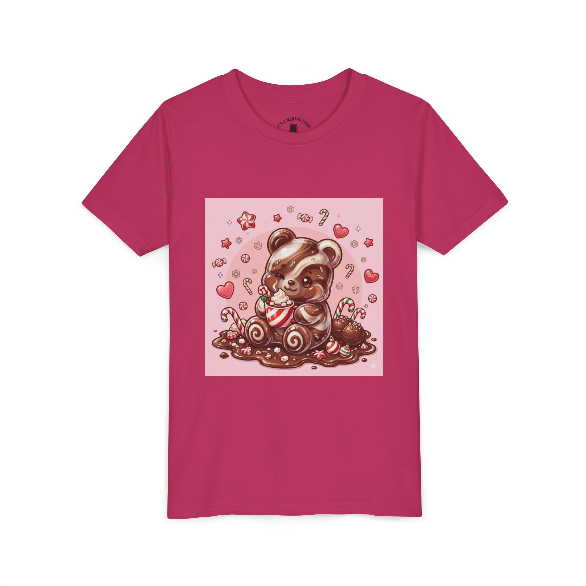 Cute Hot Chocolate Gooey Gummy Bear Holiday Kids Shirt