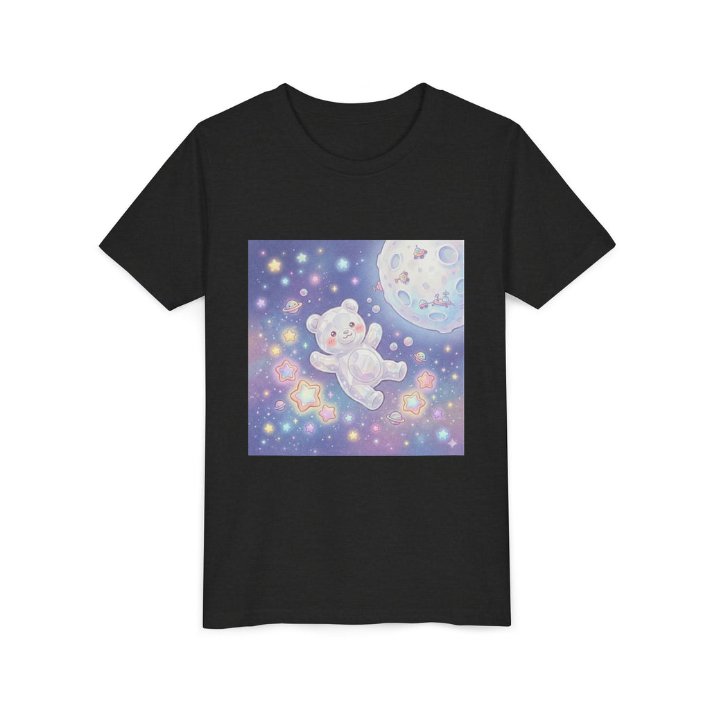 "Float Me to The Moon" Gooey White Crystal Gummy Bear Youth Tee