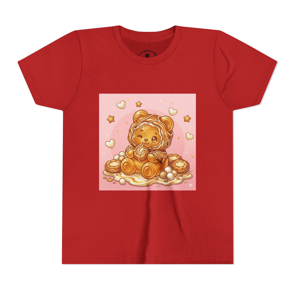 Cheese Danish Gooey Gummy Bear in Puff PJs Graphic Tee