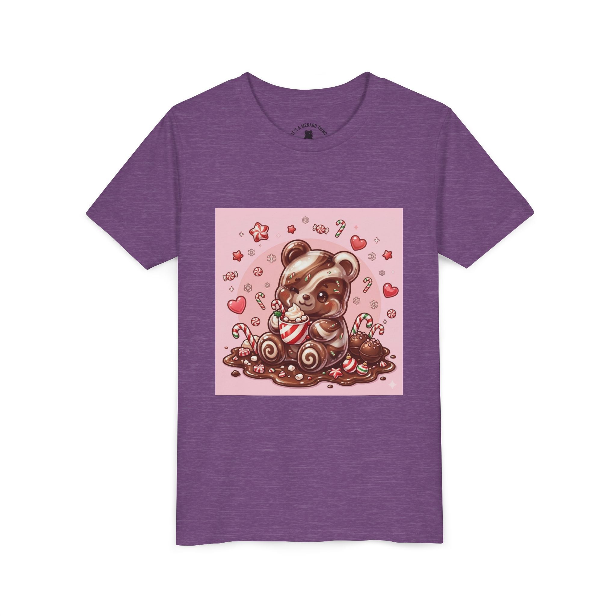Cute Hot Chocolate Gooey Gummy Bear Holiday Kids Shirt