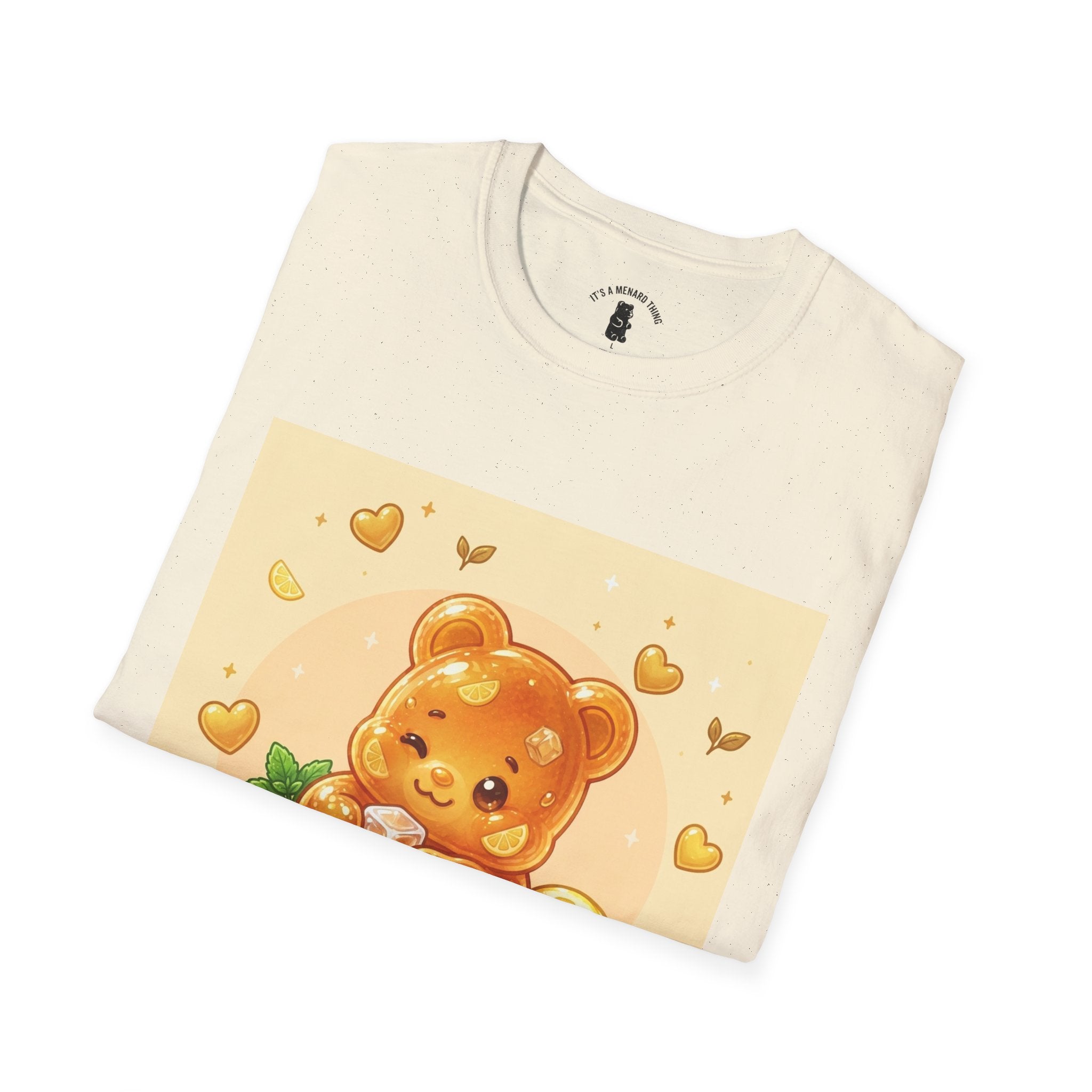 Honey Iced Tea on a Hot Day, Gooey Gummy Bear Tee — Cute Graphic T-Shirt