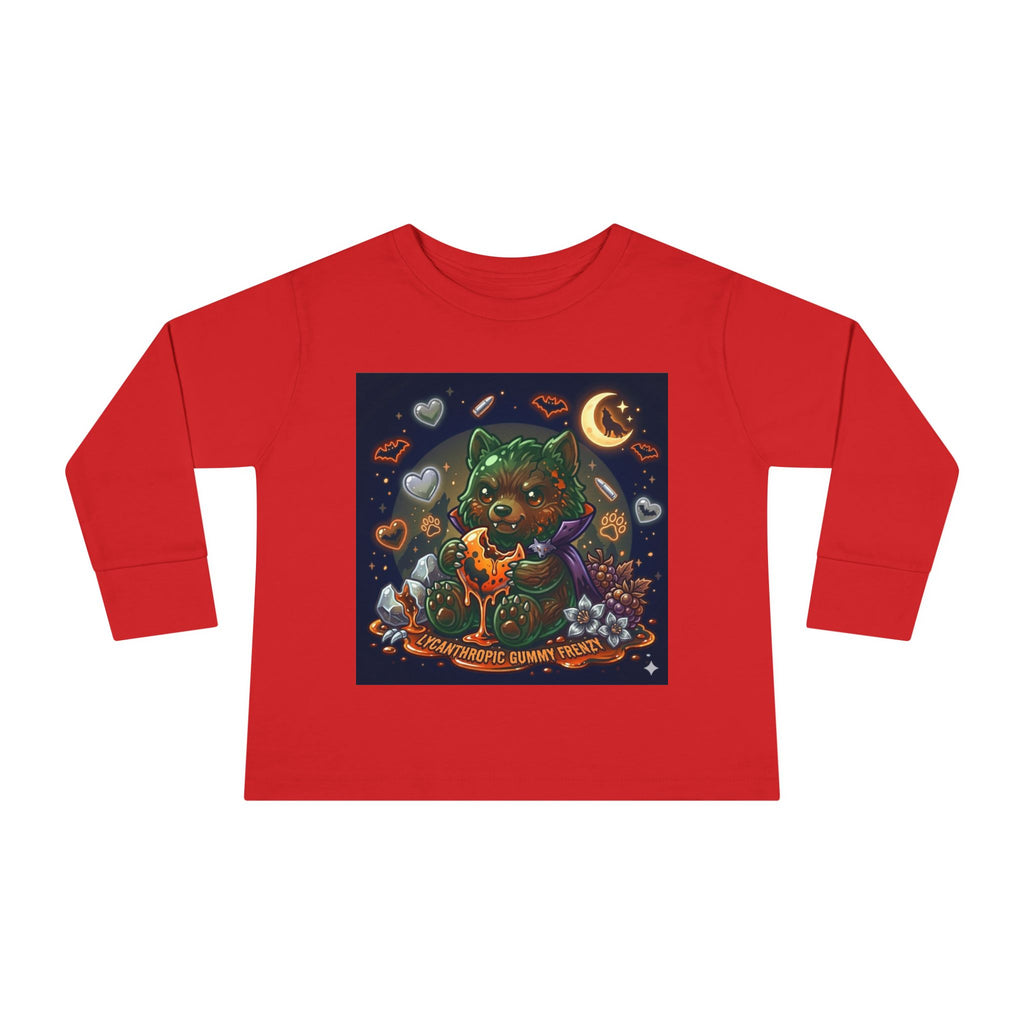 Werewolf Oozy Bear Gummy Halloween Special- Graphic Long Sleeve Shirt