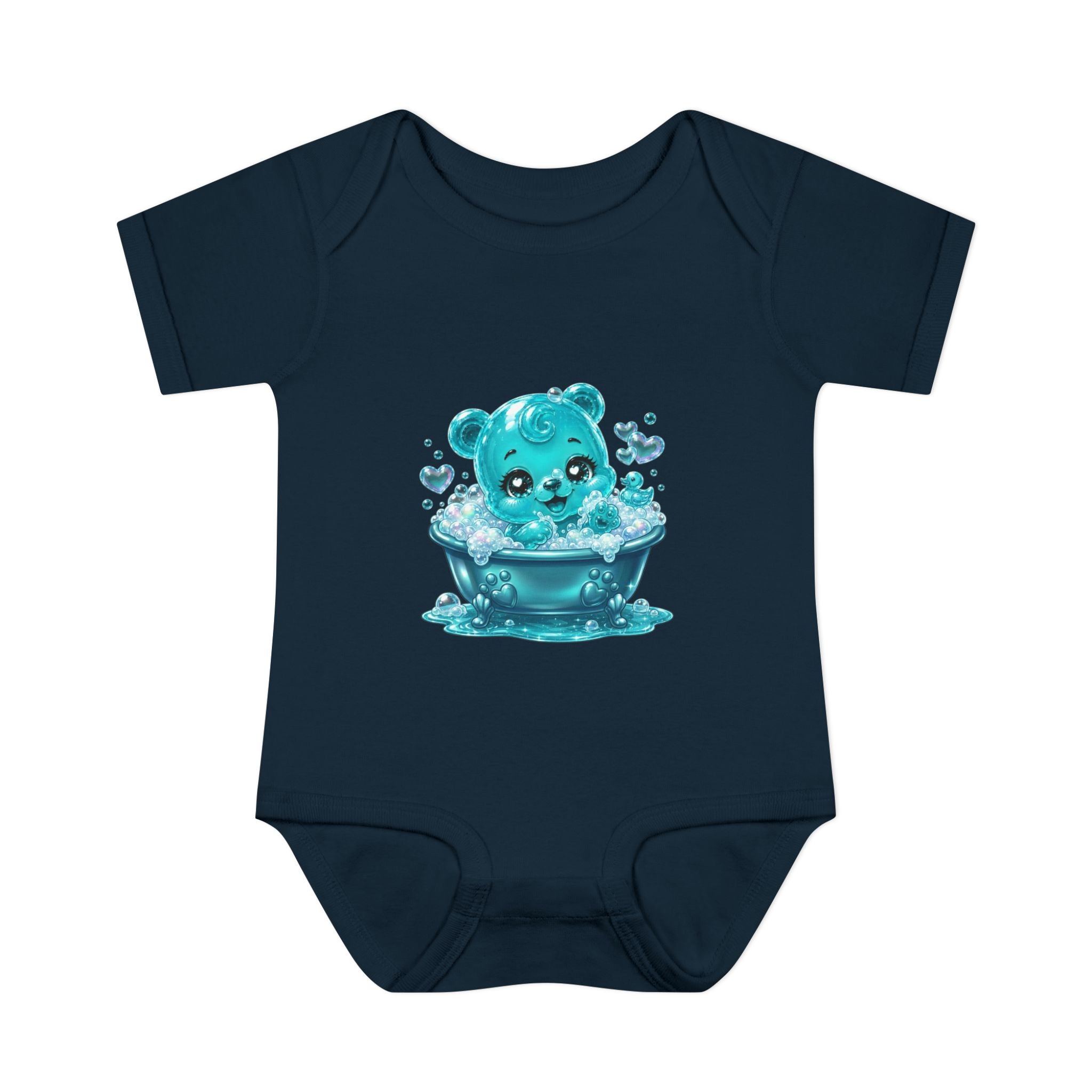 Adorable Bubble Bath Oozy Baby Gummy Bear Cutie Addition- Graphic Onesie