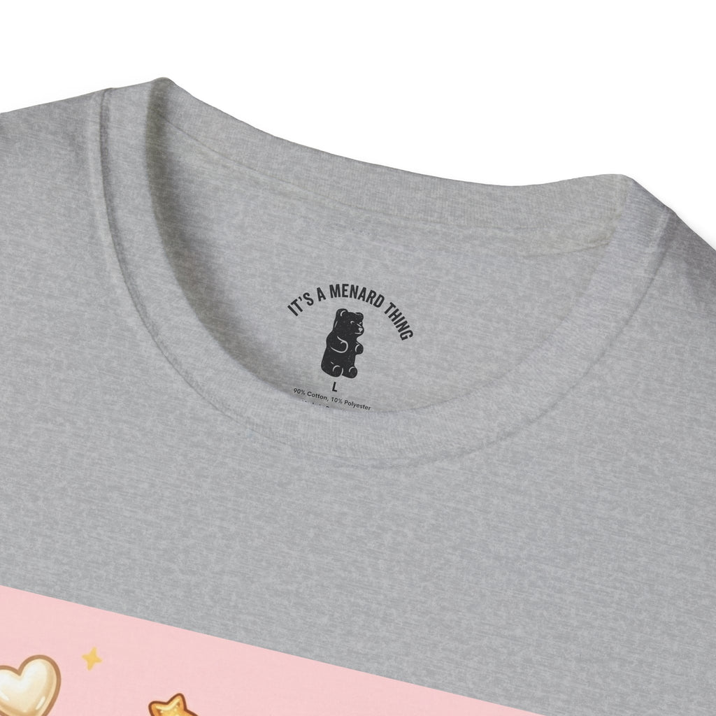 Cute Cheese Danish Gooey Gummy Bear — Kawaii Graphic T-Shirt
