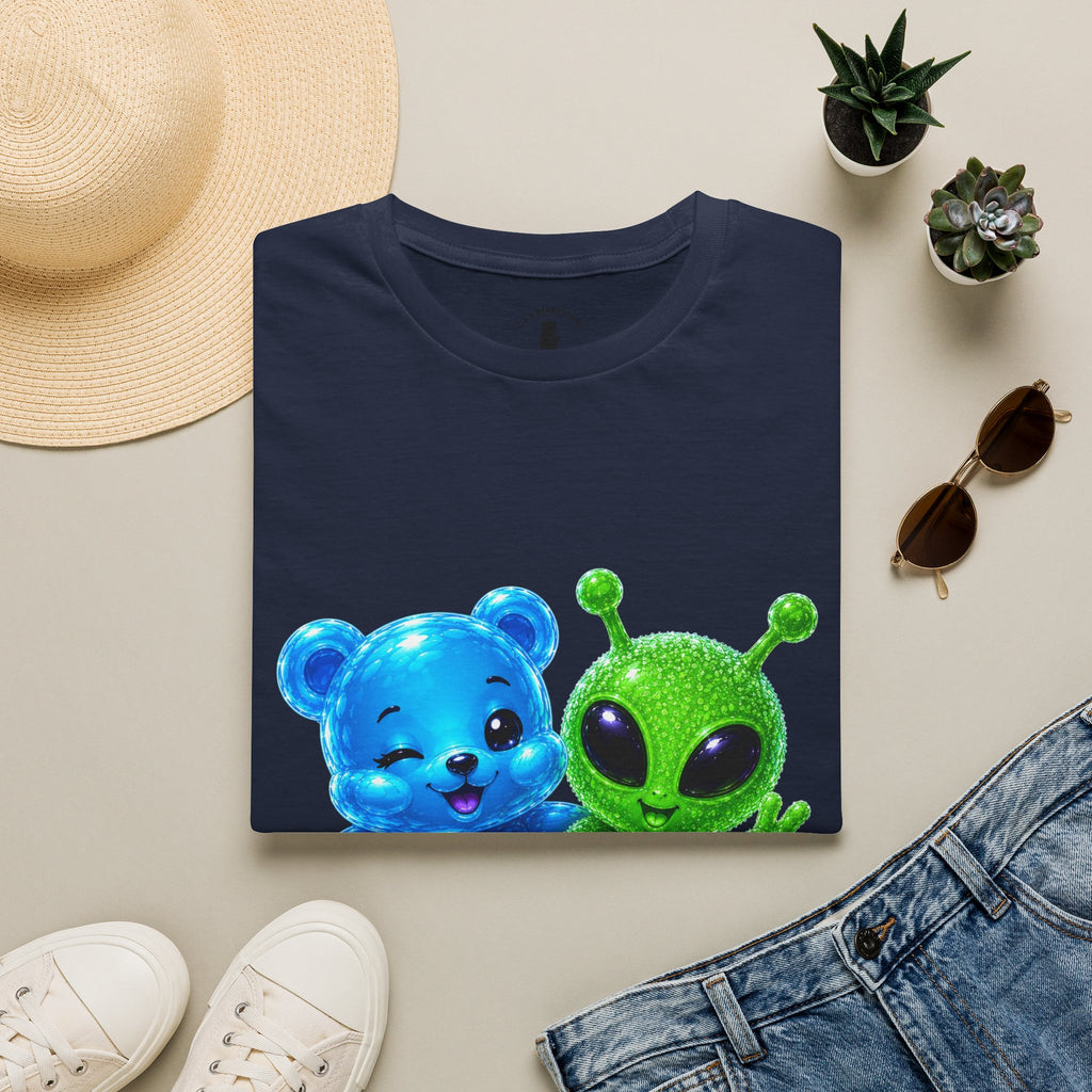 We Come in Peace, Oozy Bear & Alien Special Addition- Graphic Shirt