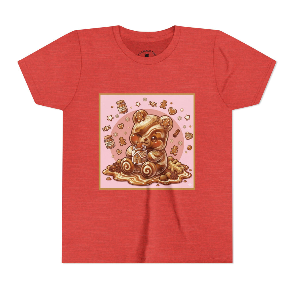 Gooey Gummy Bear Ginger Bread Graphic Youth T-Shirt