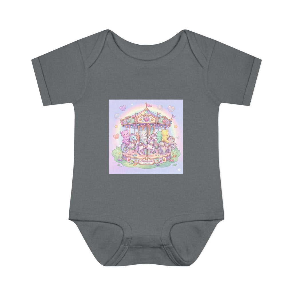 Gooey Gummies Carousel: Pastel Baby Bodysuit
