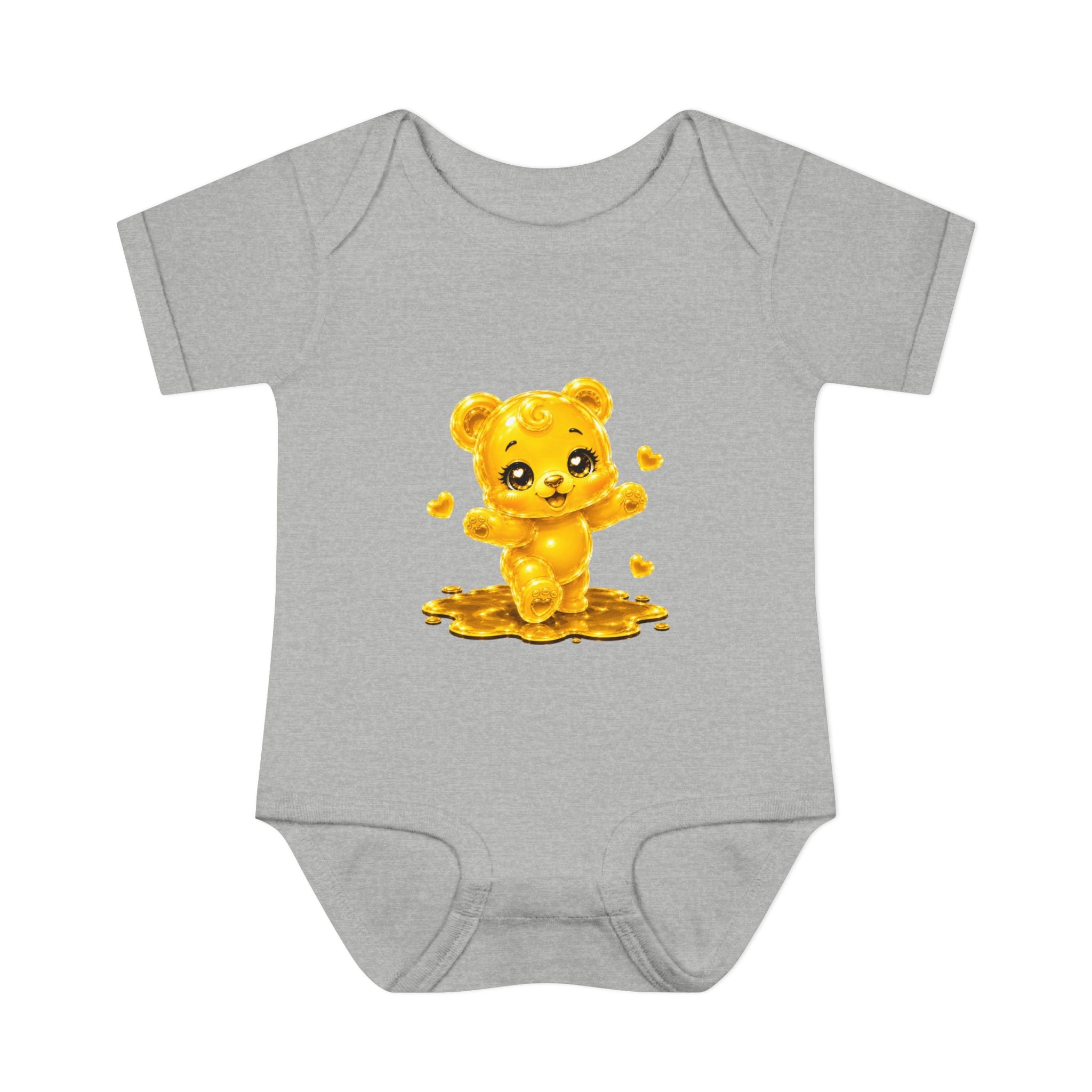 Baby Golden Oozy Gummy Bears First Steps, Cutie Addition- Graphic Onesie