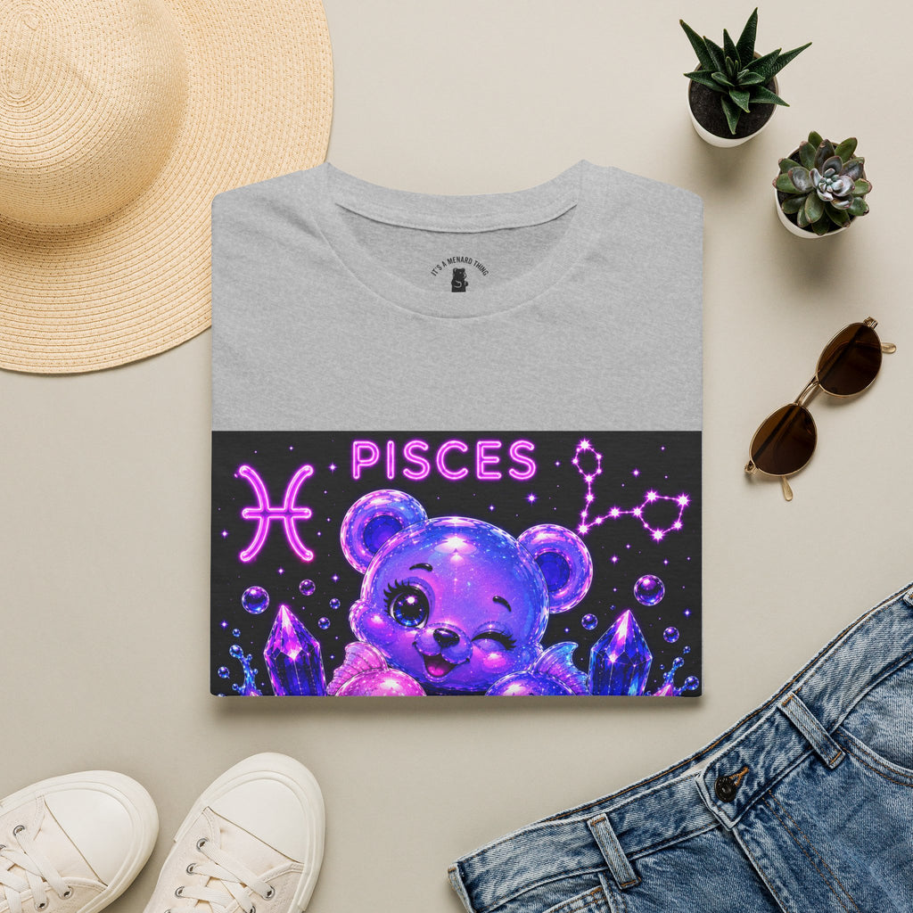 Pisces Zodiac Astrology Oozy Bear Friend Special Addition- Graphic Shirt