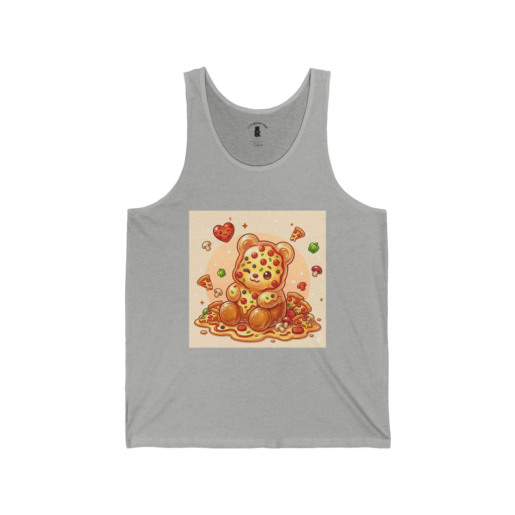Surprise! Special Pizza, Melty Gooey Gummy Bear — Kawaii Graphic Tank Top