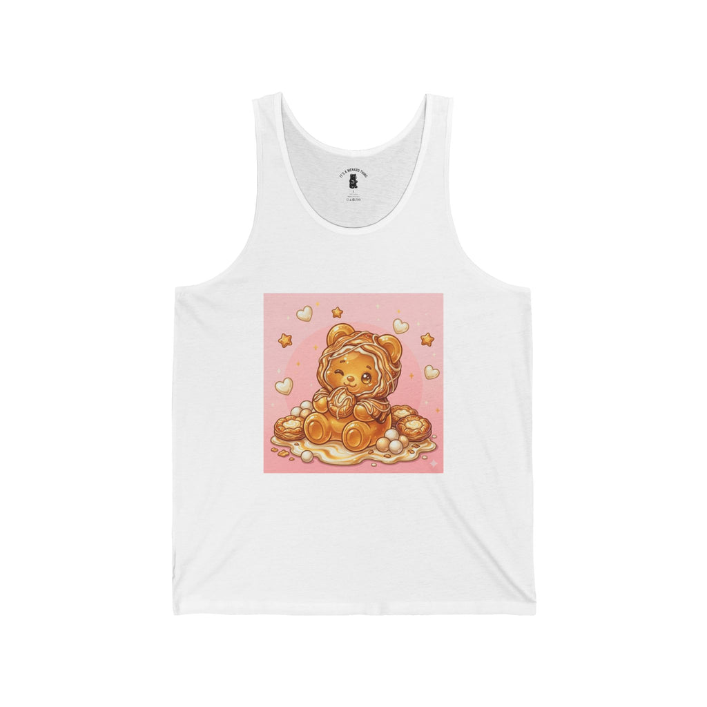 Special Cheese Danish, Puff Pastry PJ Gooey Gummy Bear — Kawaii Graphic Tank Top