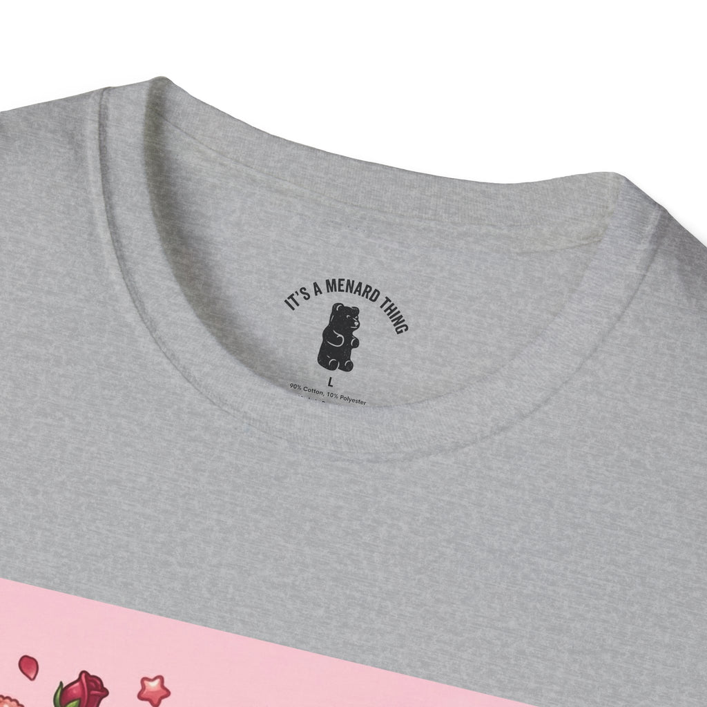 Rose Lychee berry Exotic fruit Gooey Gummy Bear — Kawaii Graphic T-Shirt