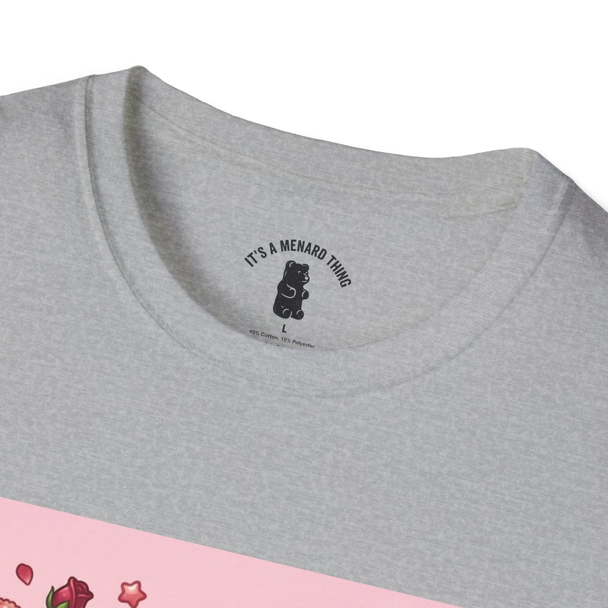 Rose Lychee berry Exotic fruit Gooey Gummy Bear — Kawaii Graphic T-Shirt