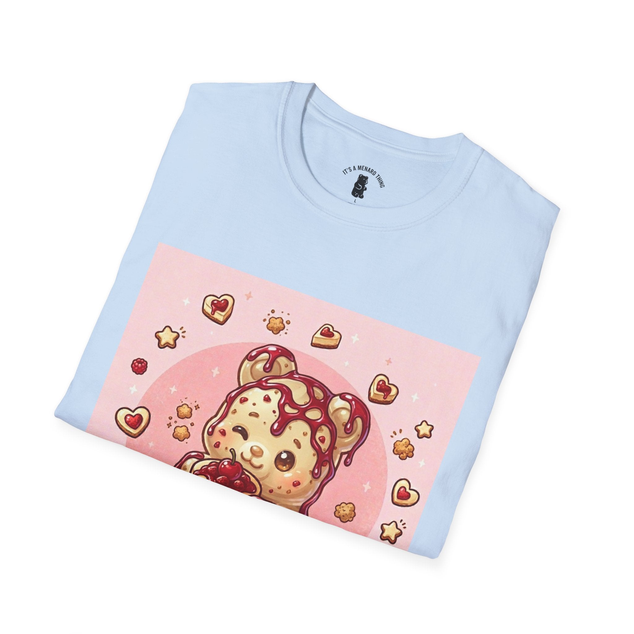 Raspberry Cheese Cake Gooey Gummy Bear — Kawaii Grapic T-Shirt