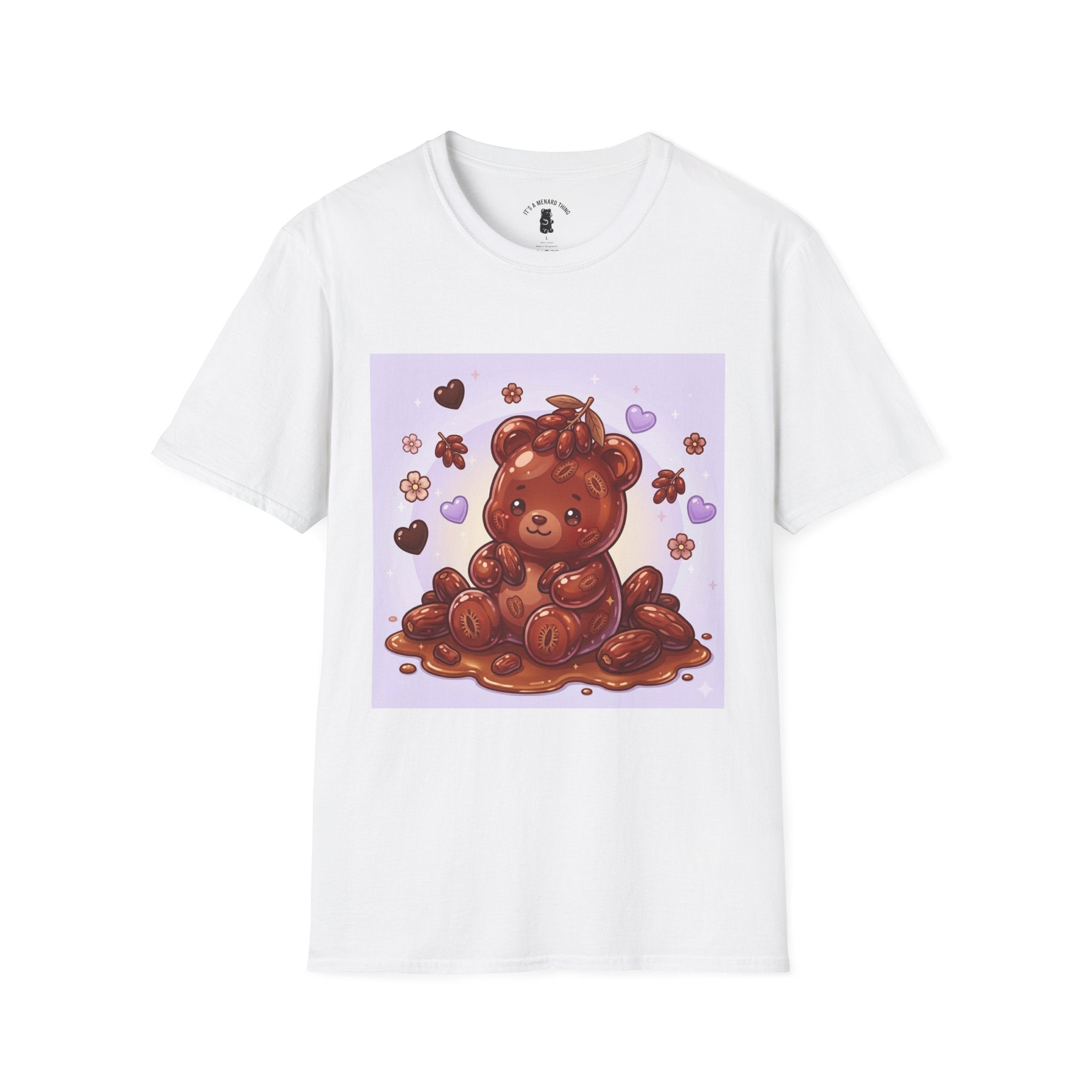 Yummy Picked Ripe Dates, Oozy Gummy Bear Friend — Kawaii Graphic Shirt
