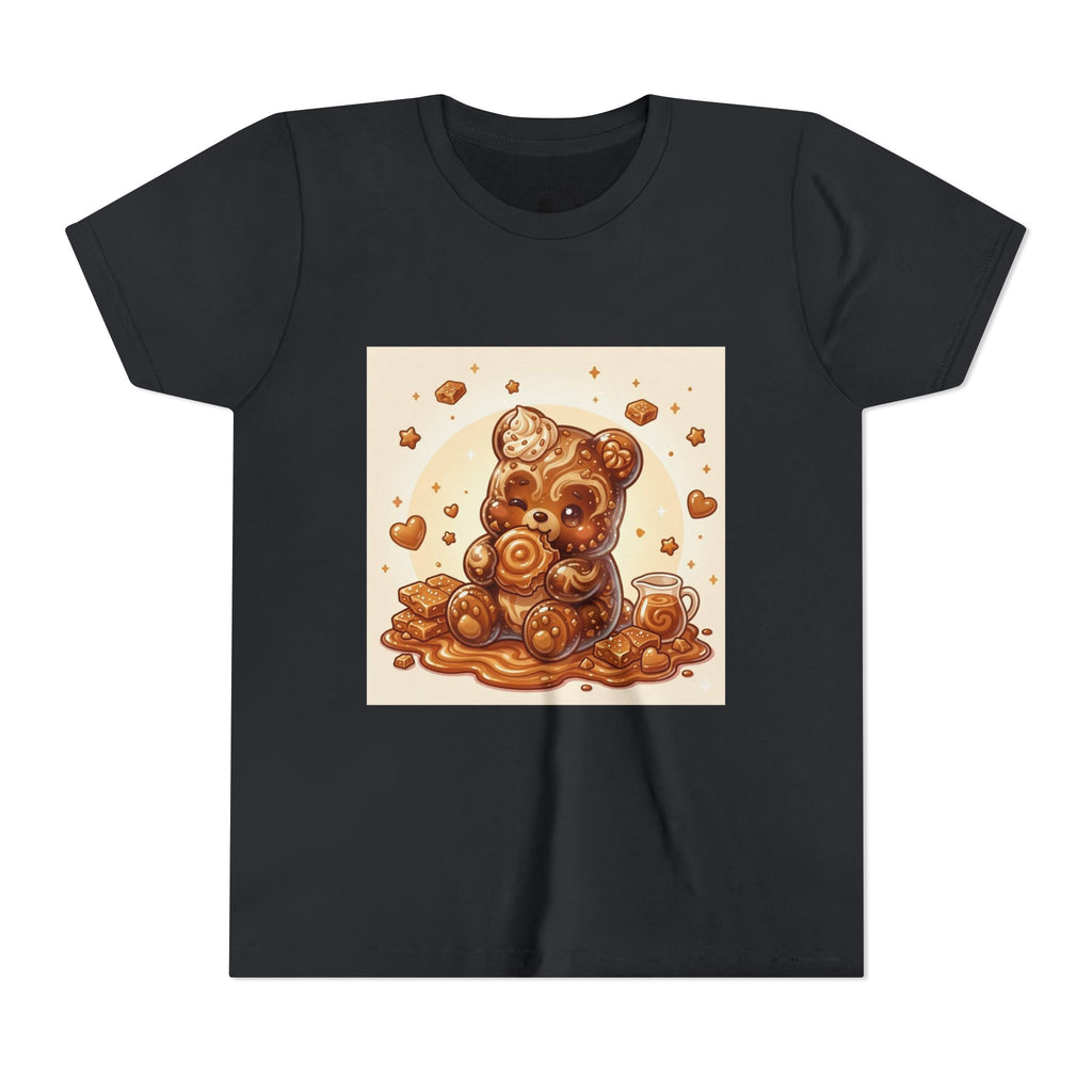 Cinnamon Coffee Cake Gooey Gummy Bear Graphic Kids Shirt