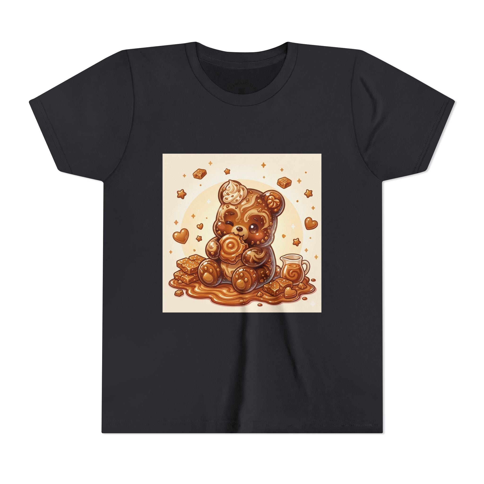Cinnamon Coffee Cake Gooey Gummy Bear Graphic Kids Shirt