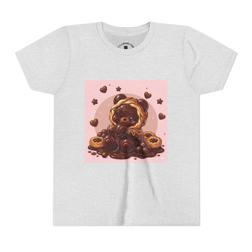 Chocolate Danish Gooey Gummy Bear Cute Kids Shirt