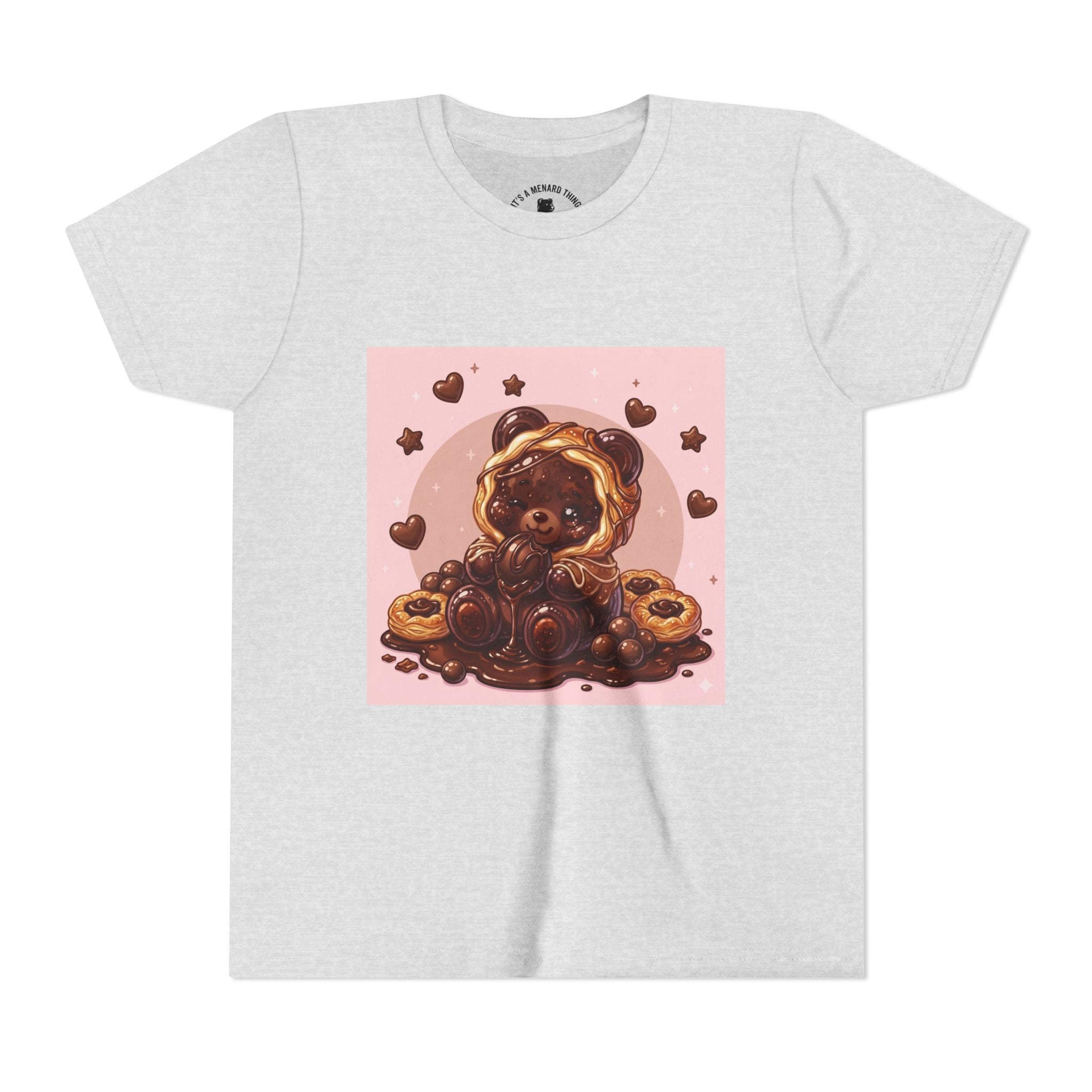 Chocolate Danish Gooey Gummy Bear Cute Kids Shirt