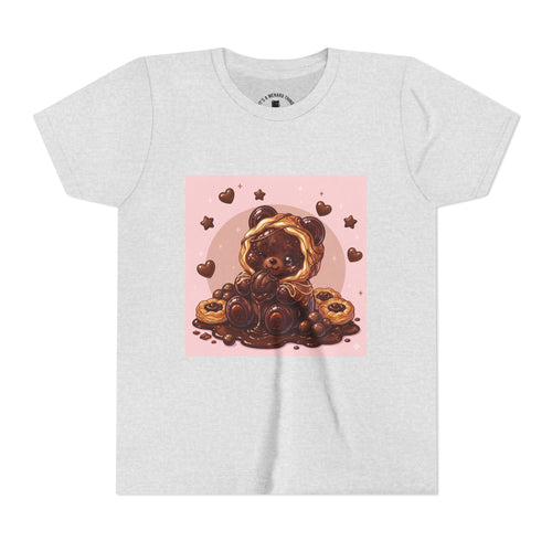 Chocolate Danish Gooey Gummy Bear Cute Kids Shirt
