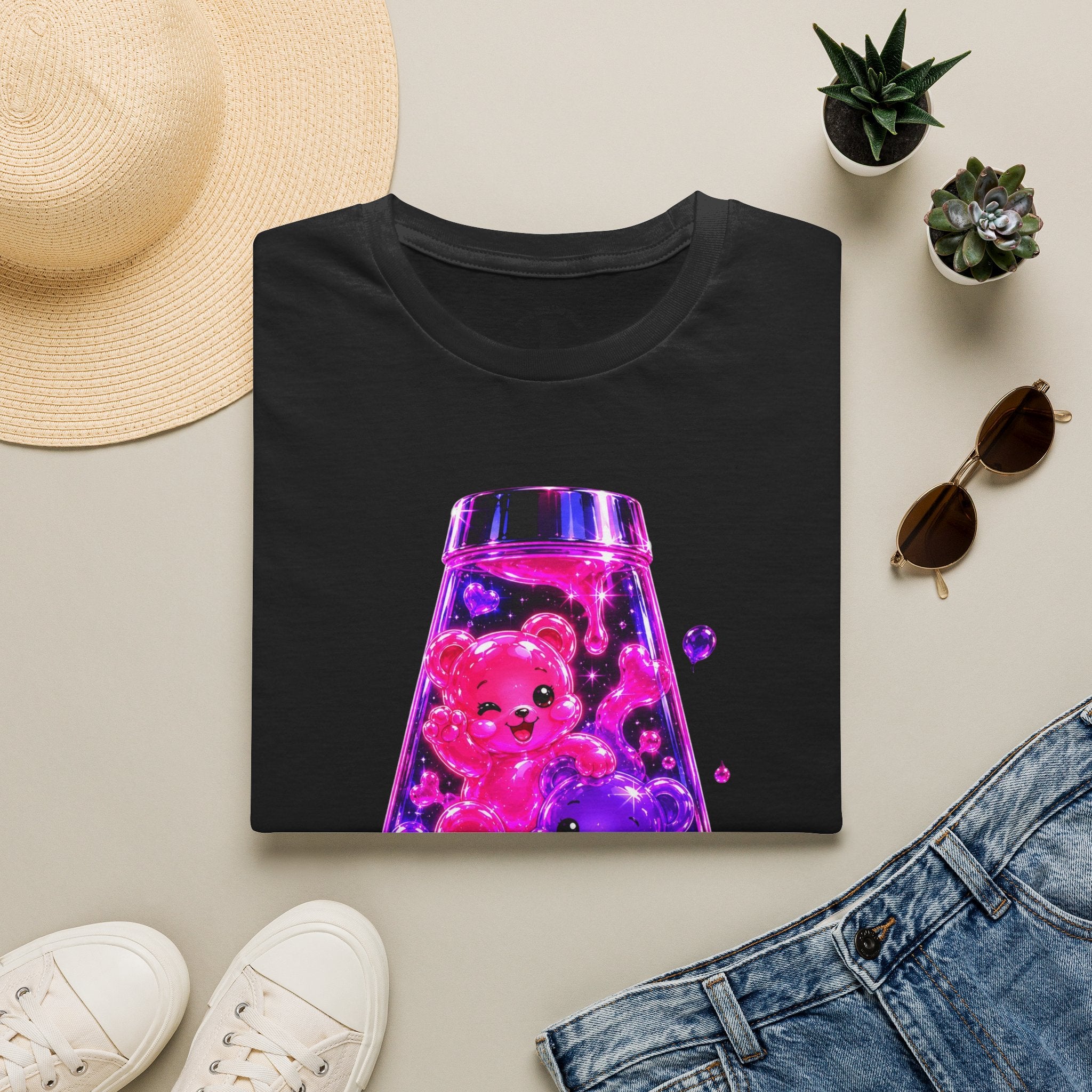 Retro Neon Special Lava Lamp, Oozy Bear Duo Gummies- Graphic Shirt