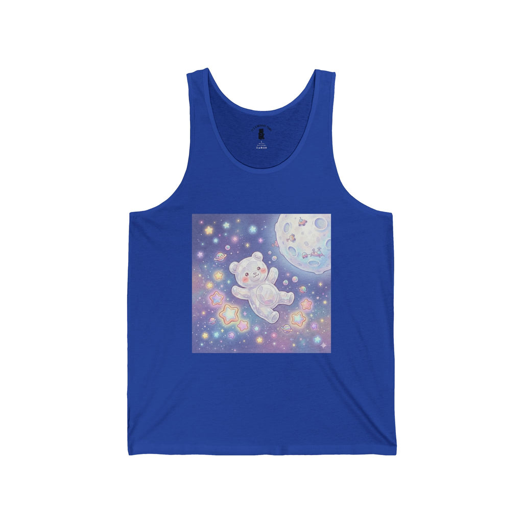 Take Me to The Moon, White Crystal Gooey Gummy Bear —Graphic Tank