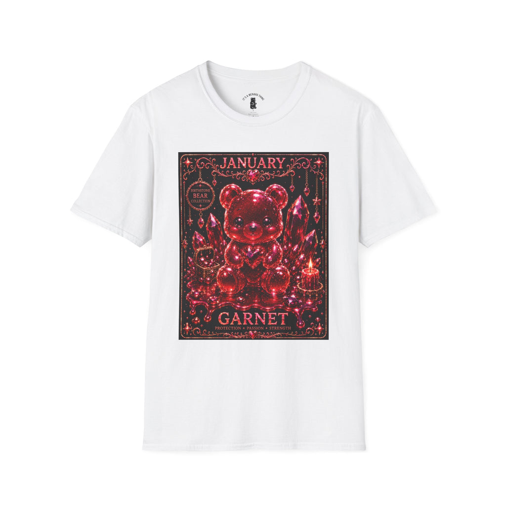 January Garnet Birthstone Oozy Bear Friend Special Addition- Graphic Shirt