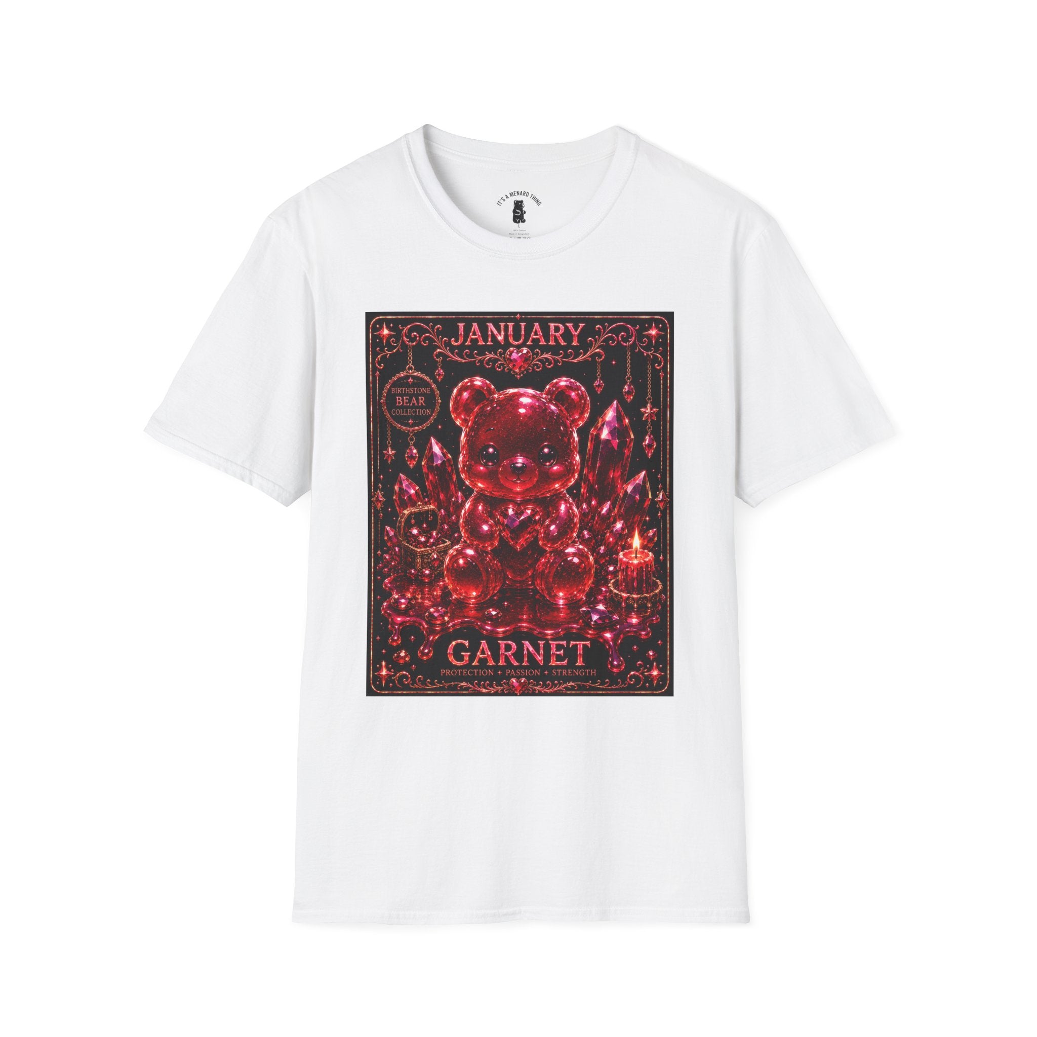 January Garnet Birthstone Oozy Bear Friend Special Addition- Graphic Shirt