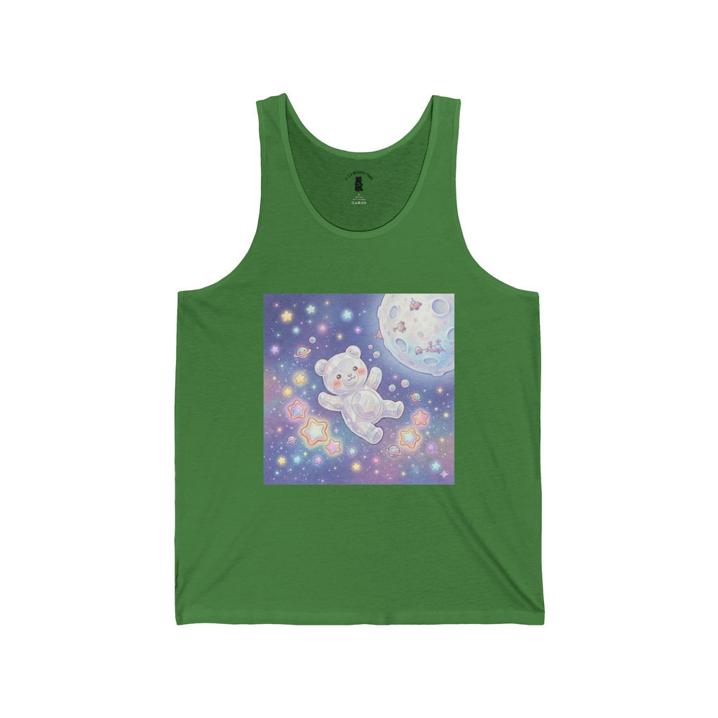 Take Me to The Moon, White Crystal Gooey Gummy Bear —Graphic Tank