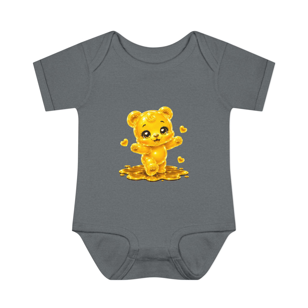 Baby Golden Oozy Gummy Bears First Steps, Cutie Addition- Graphic Onesie