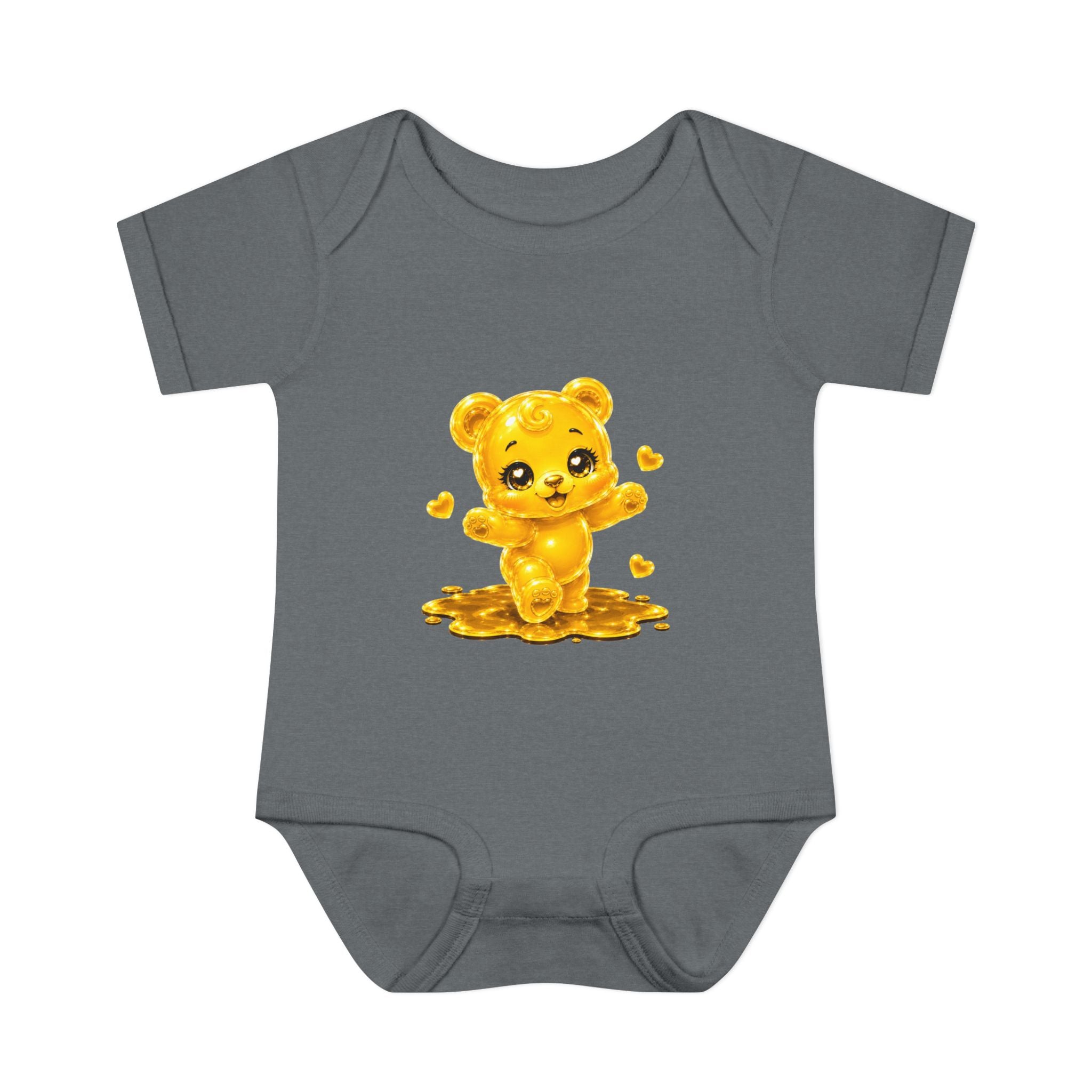 Baby Golden Oozy Gummy Bears First Steps, Cutie Addition- Graphic Onesie