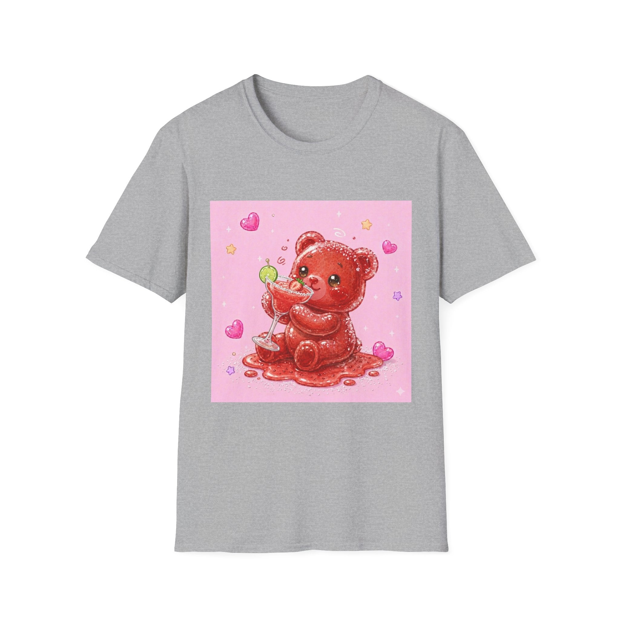 Yummy Strawberry Daiquiri, Red Oozy Boozy Gummy Drinking Pal- Graphic Shirt