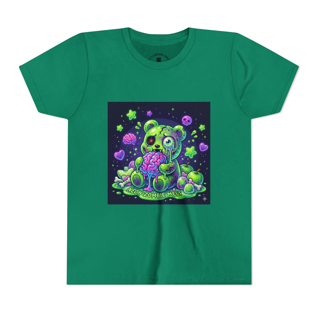 Neon Zombie Gooey Gummy Bear Graphic Tee