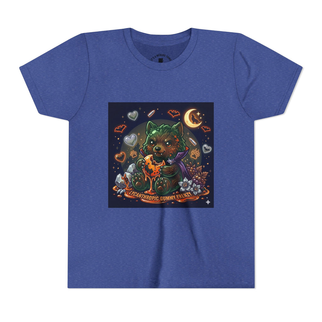 Halloween Werewolf Gooey Gummy Bear- Youth T-Shirt
