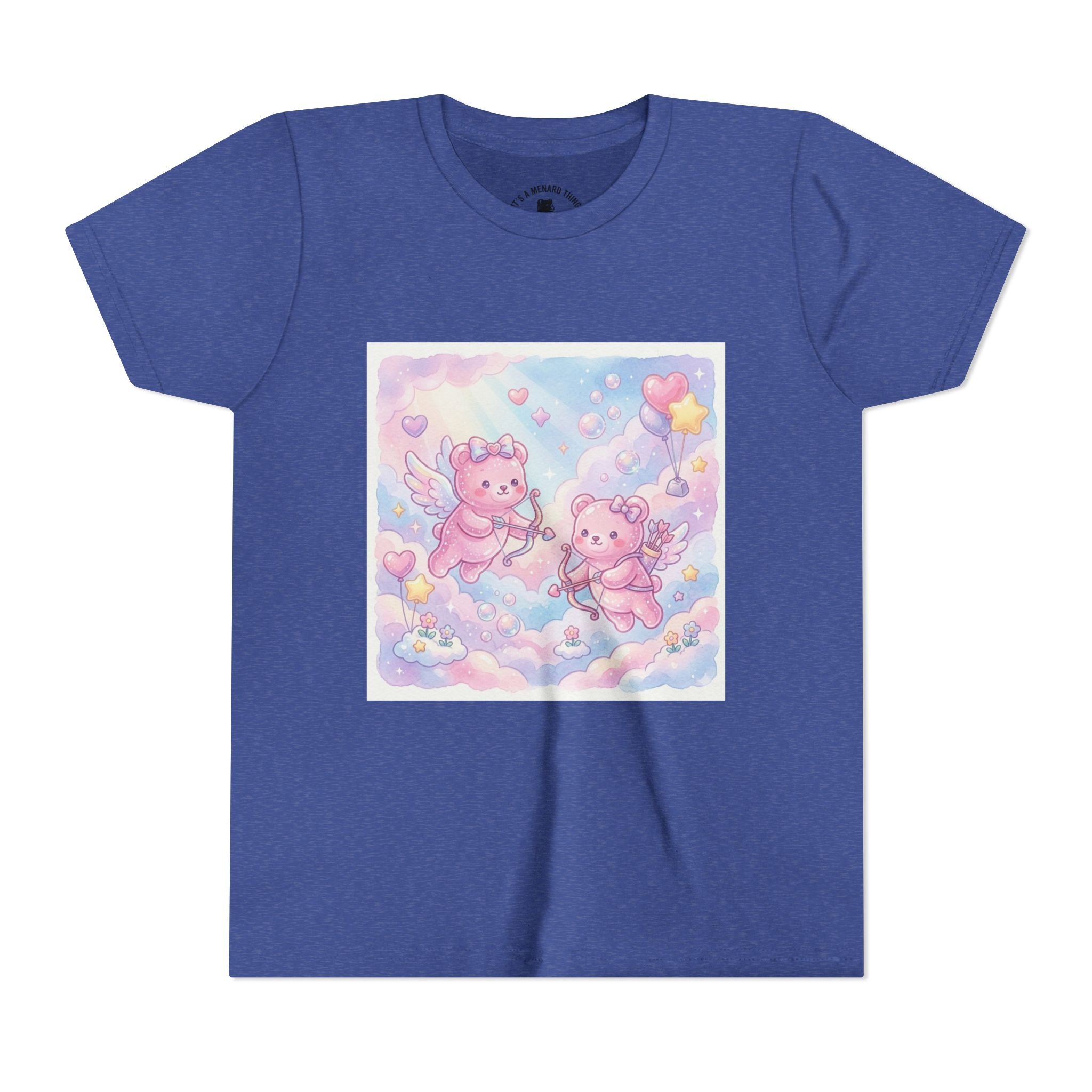 Cherub Angels Gooey Gummy Bear Friends- Hearts Pastel Cloud Graphic