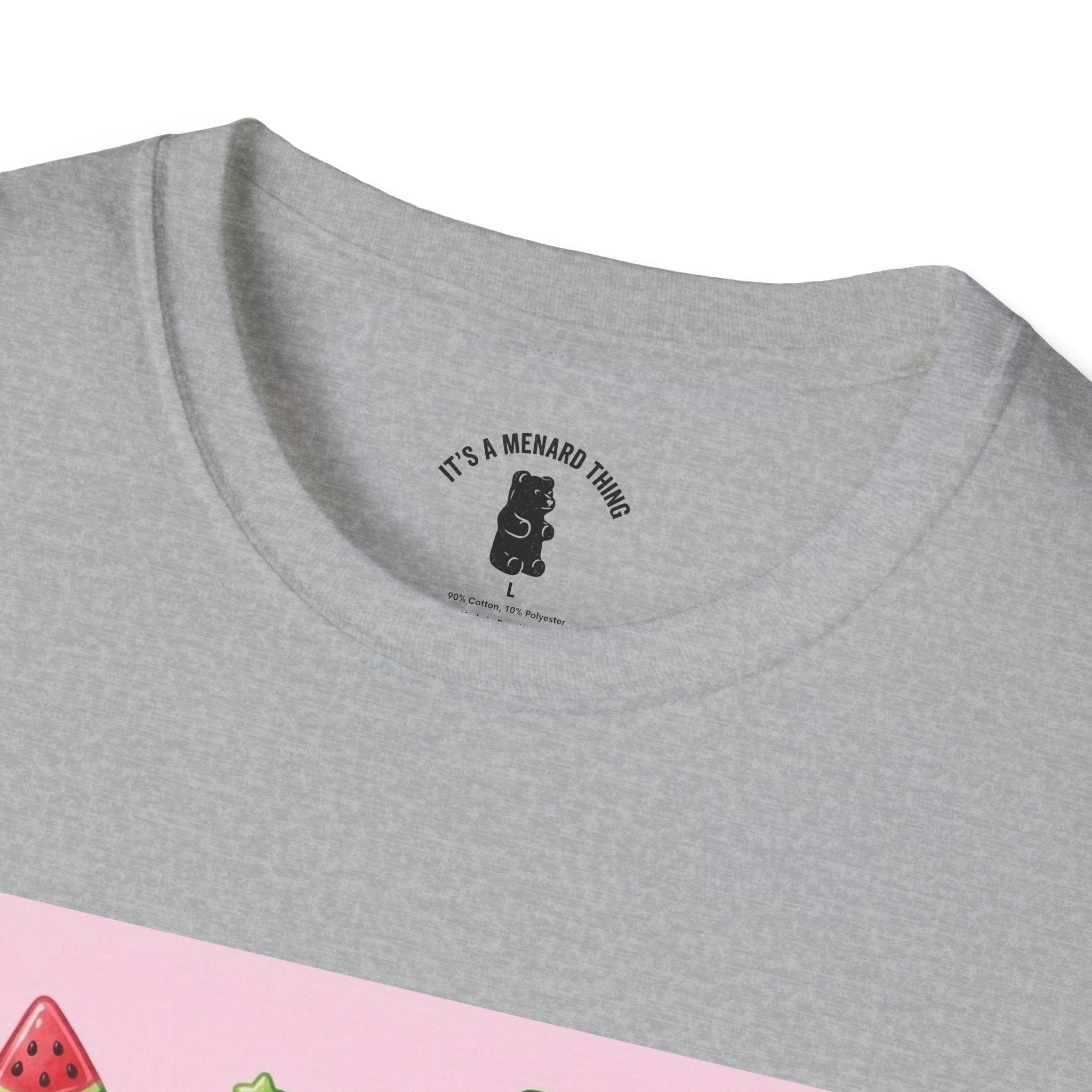 Watermelon Lollipop Gooey Gummy Bear T-Shirt — Kawaii Fruit Graphic Tee