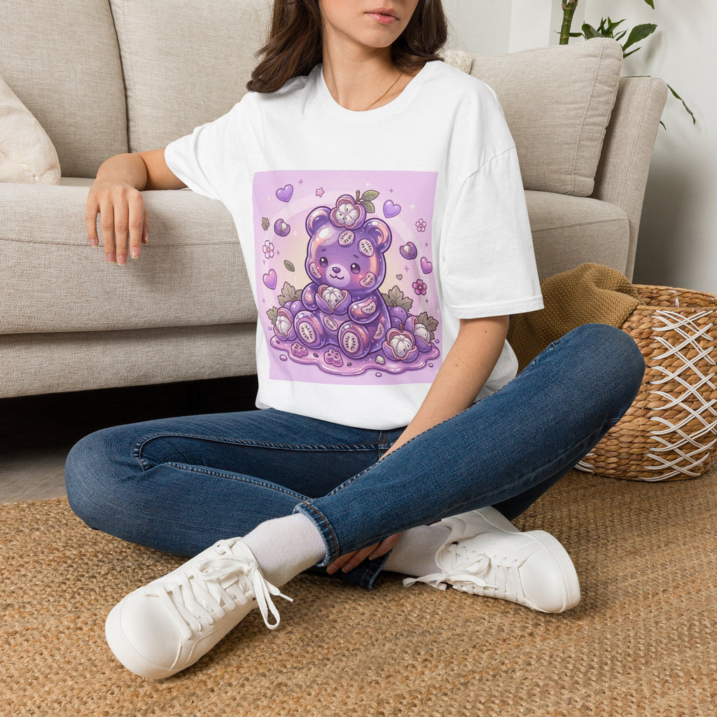 Wild Akebi Exotic Fruit, Oozy Gummy Bear Friend- Kawaii Graphic Shirt