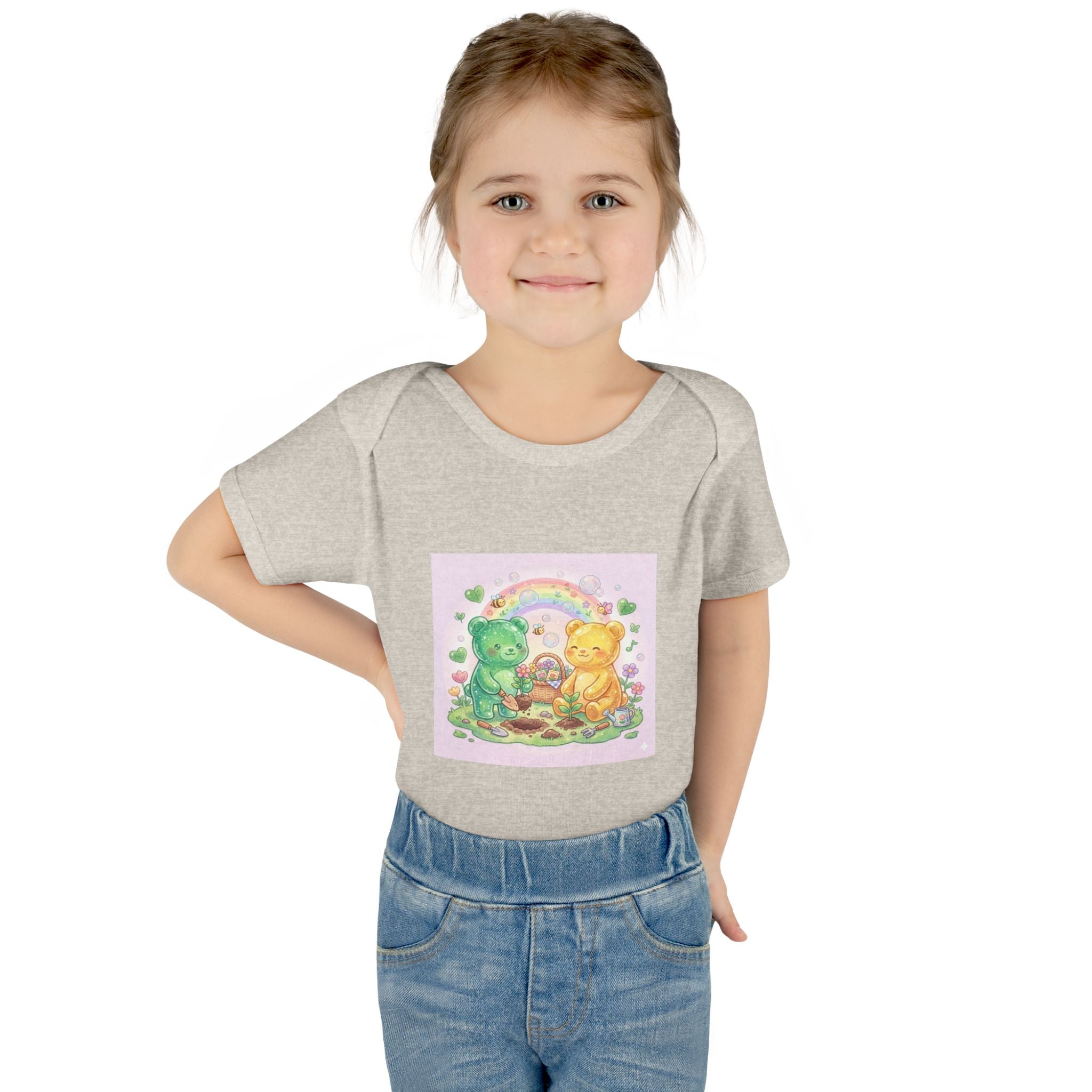 Infant Bodysuit — Gooey Gummy Bears Gardening Baby Onesie