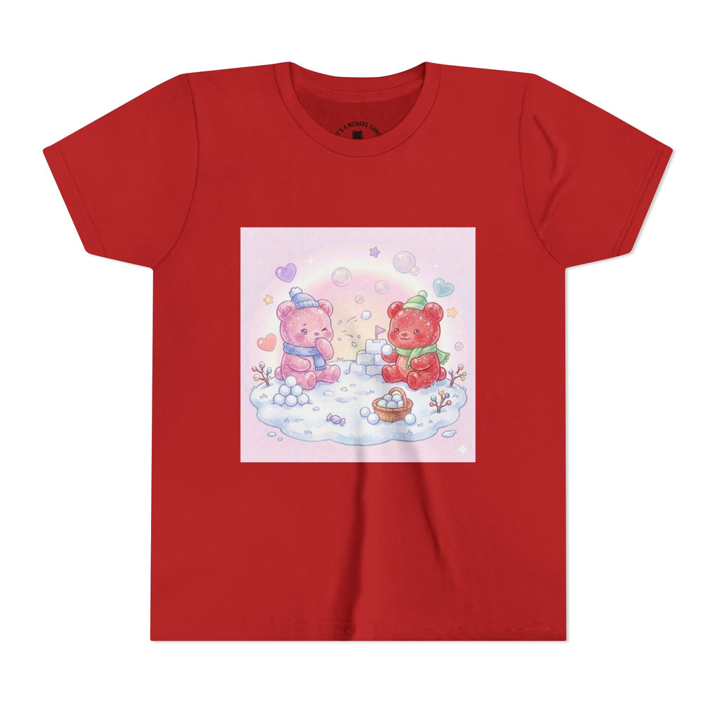 Duo Gooey Gummy Bear Snowball game T-Shirt