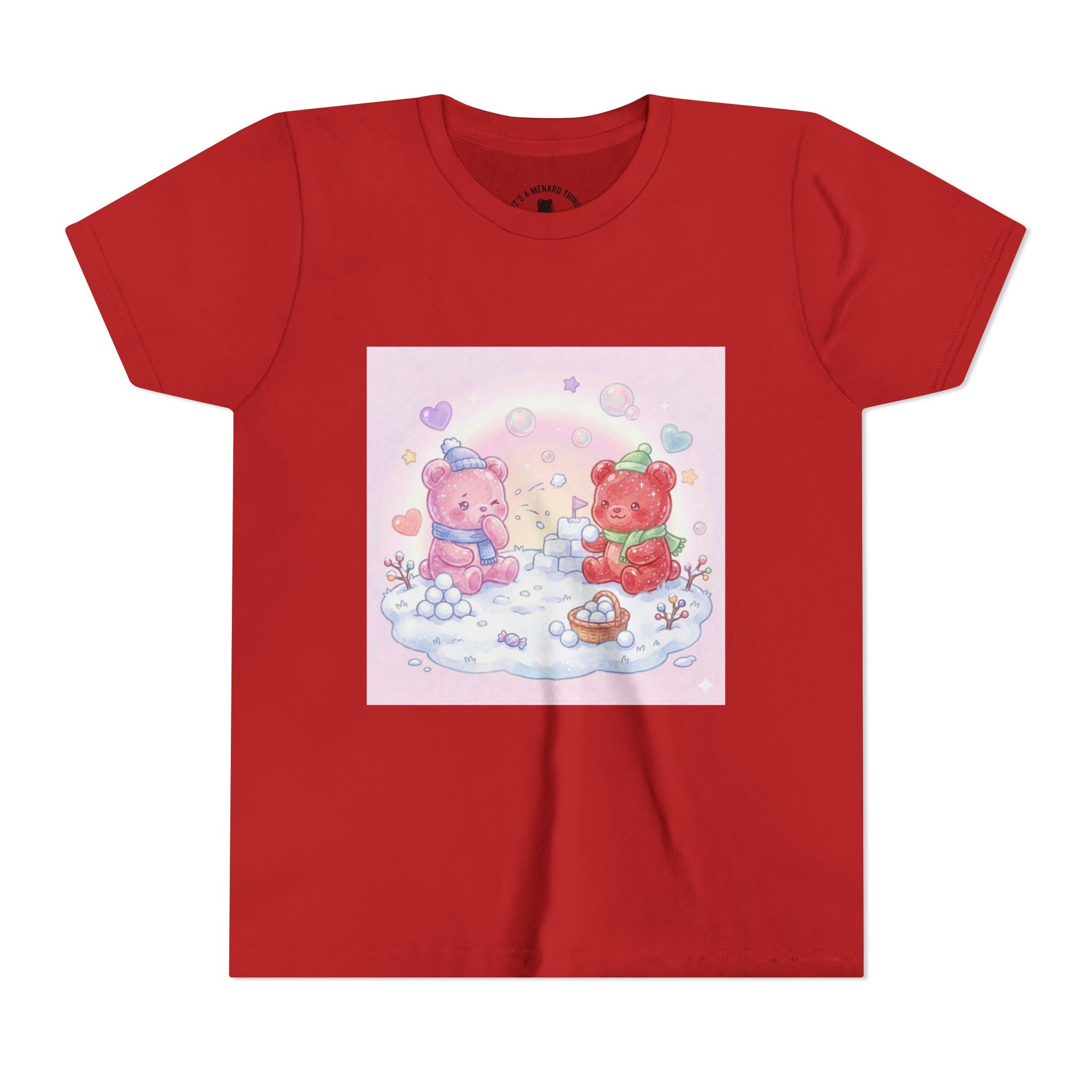 Duo Gooey Gummy Bear Snowball game T-Shirt