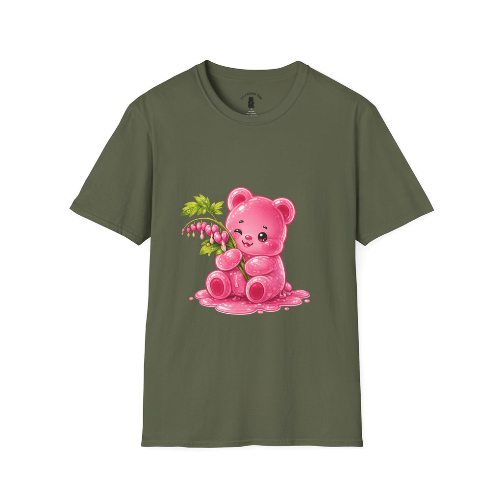Praising Bleeding Hearts, Pink Oozy Bear Gummy Special- Graphic Shirt