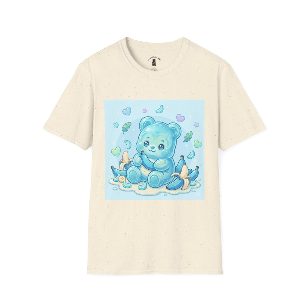 Exotic Blue Java Banana Baby Oozy Bear Friend- Kawaii Graphic Shirt