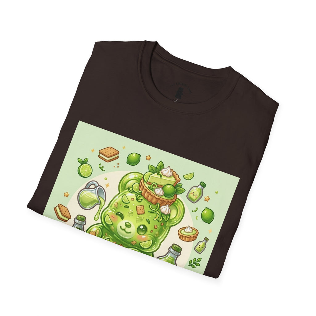 Keylime cream Pie, Exotic Gooey Gummy Bear — Kawaii Illustration T-Shirt