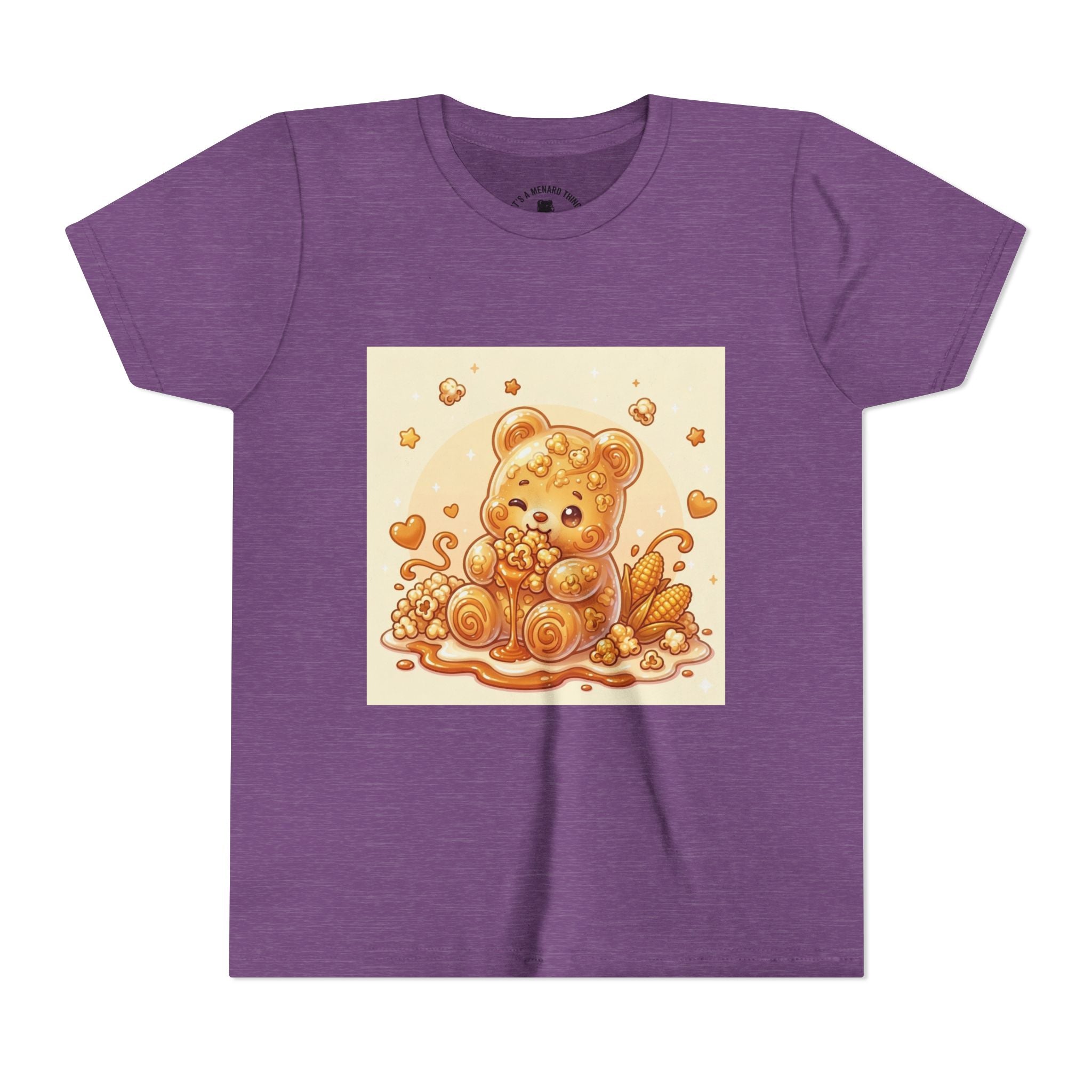Caramel Corn Gooey Gummy Bear Graphic Youth Shirt