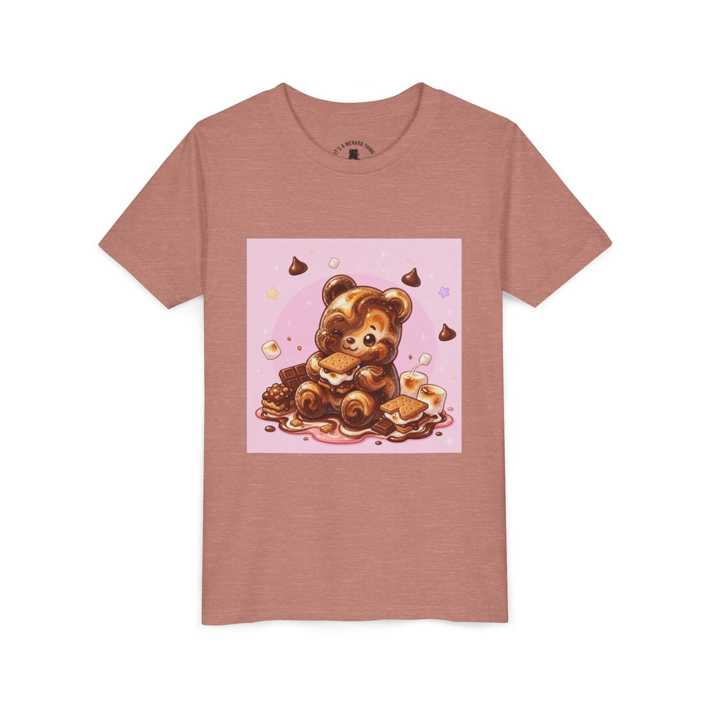 Chocolate, Marshmello S'more Gooey Fudge Gummy Bear Dessert Graphic Tee