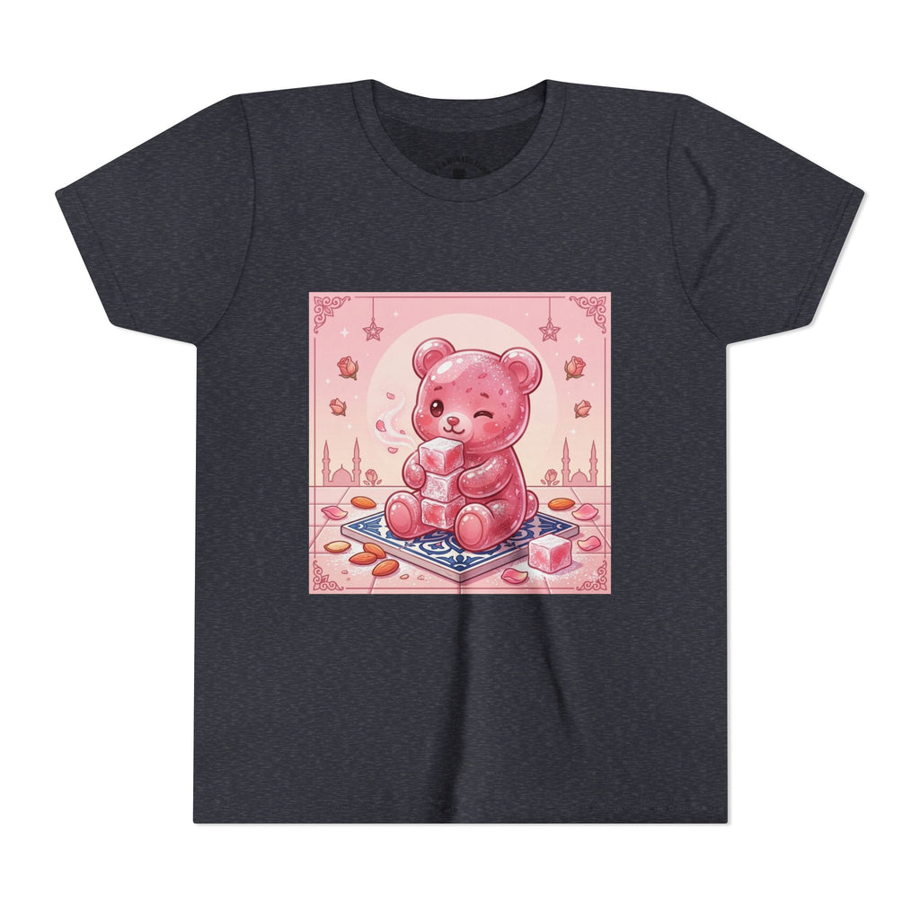 Turkish Delight Rose Water Gooey Gummy Bear- Illustration Youth T-Shirt