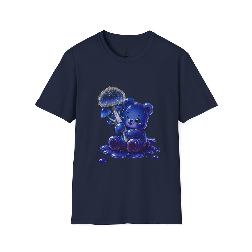 Special Small Blue Mushroom, Oozy Bears Gummy Friend- Graphic Shirt