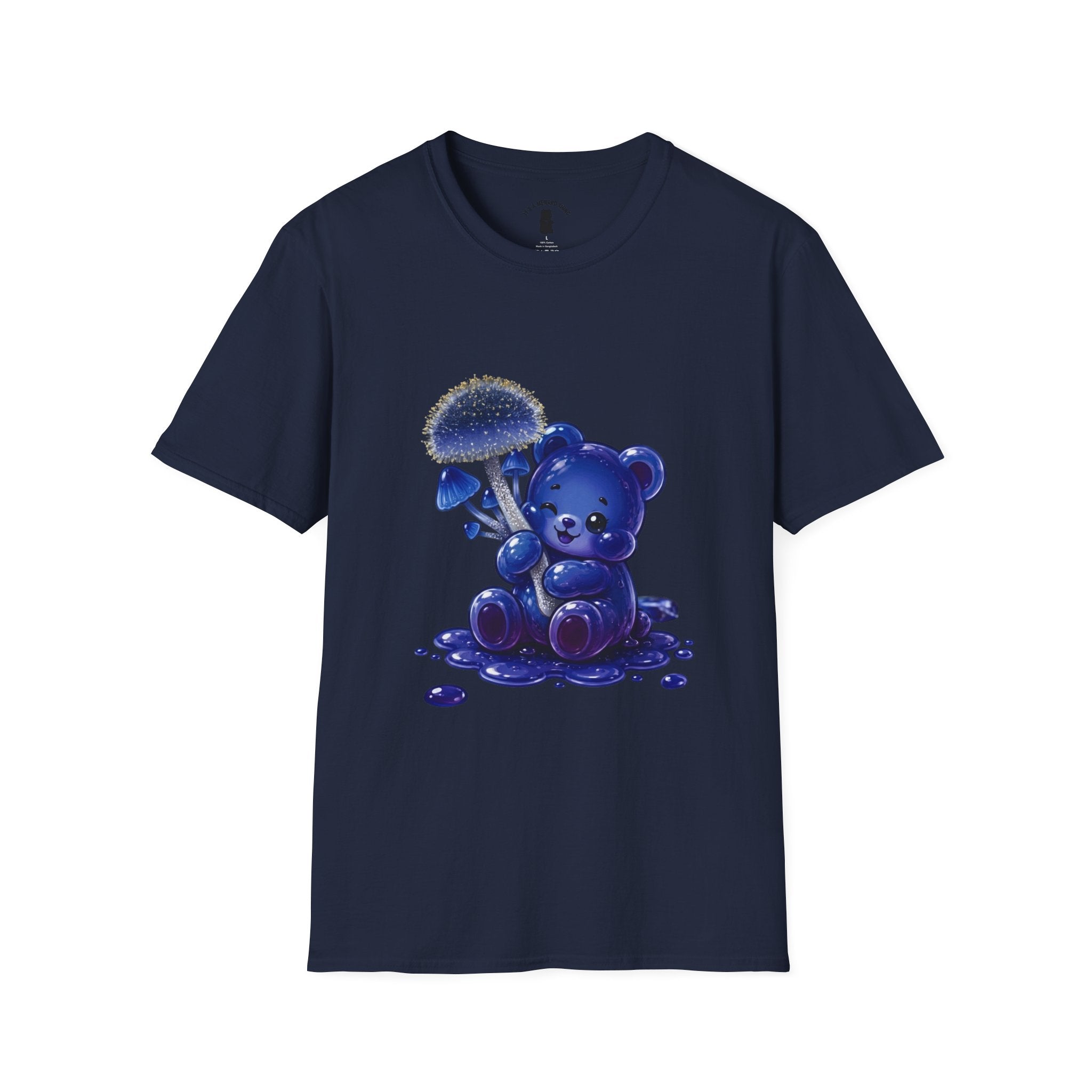Special Small Blue Mushroom, Oozy Bears Gummy Friend- Graphic Shirt