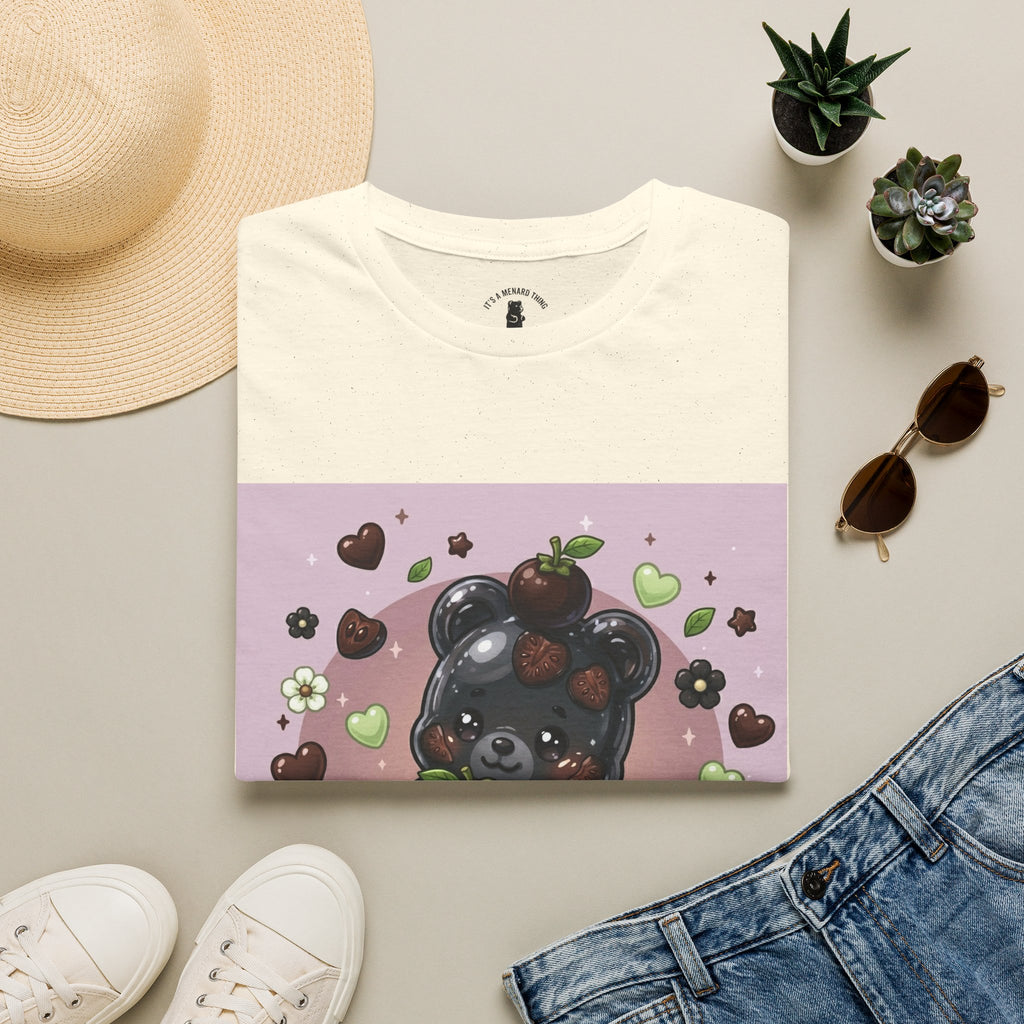 Special Black Sapote Fruit, Exotic Oozy Gummy Bear — Kawaii Graphic Shirt