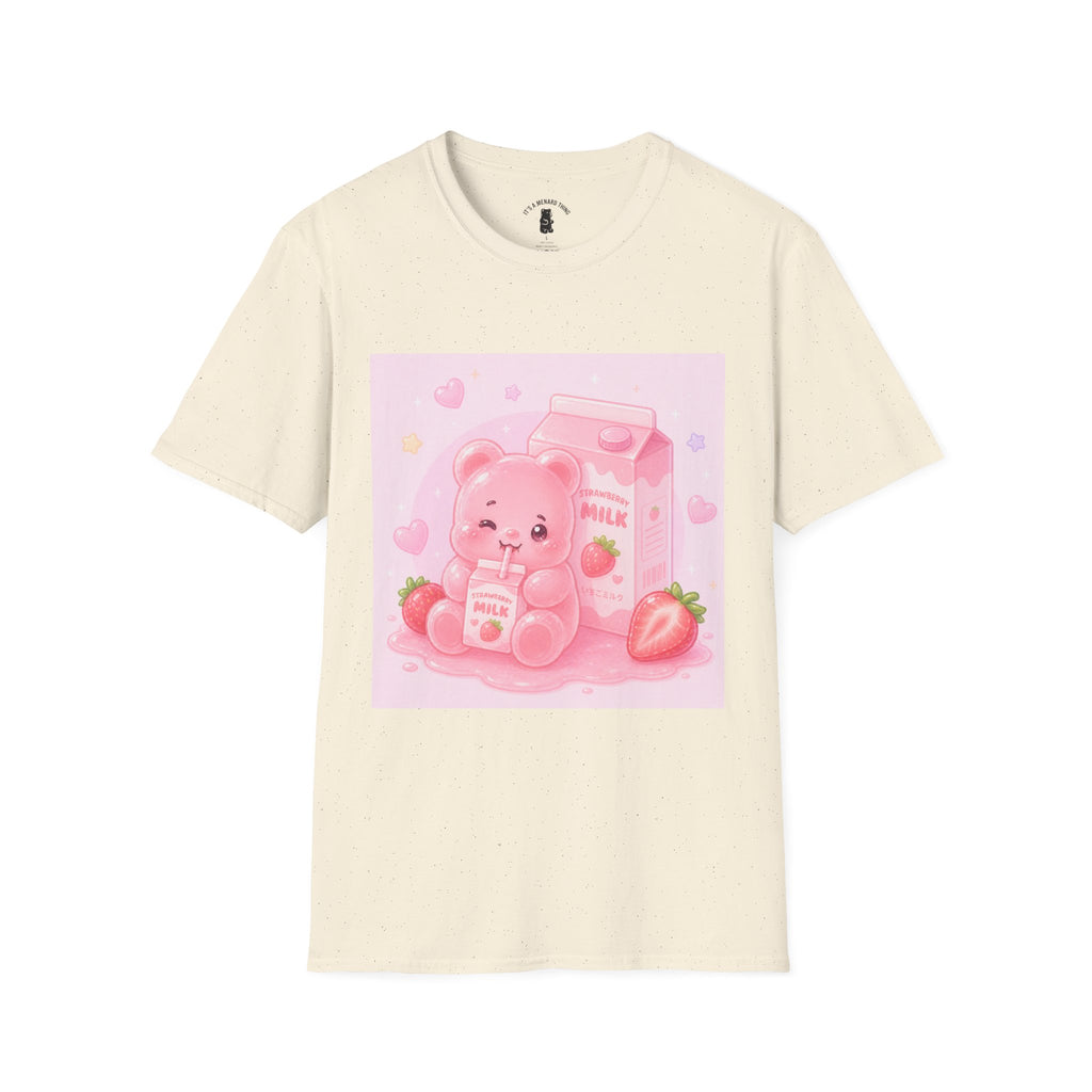 Strawberry Milk Gooey Gummy Bear T-Shirt